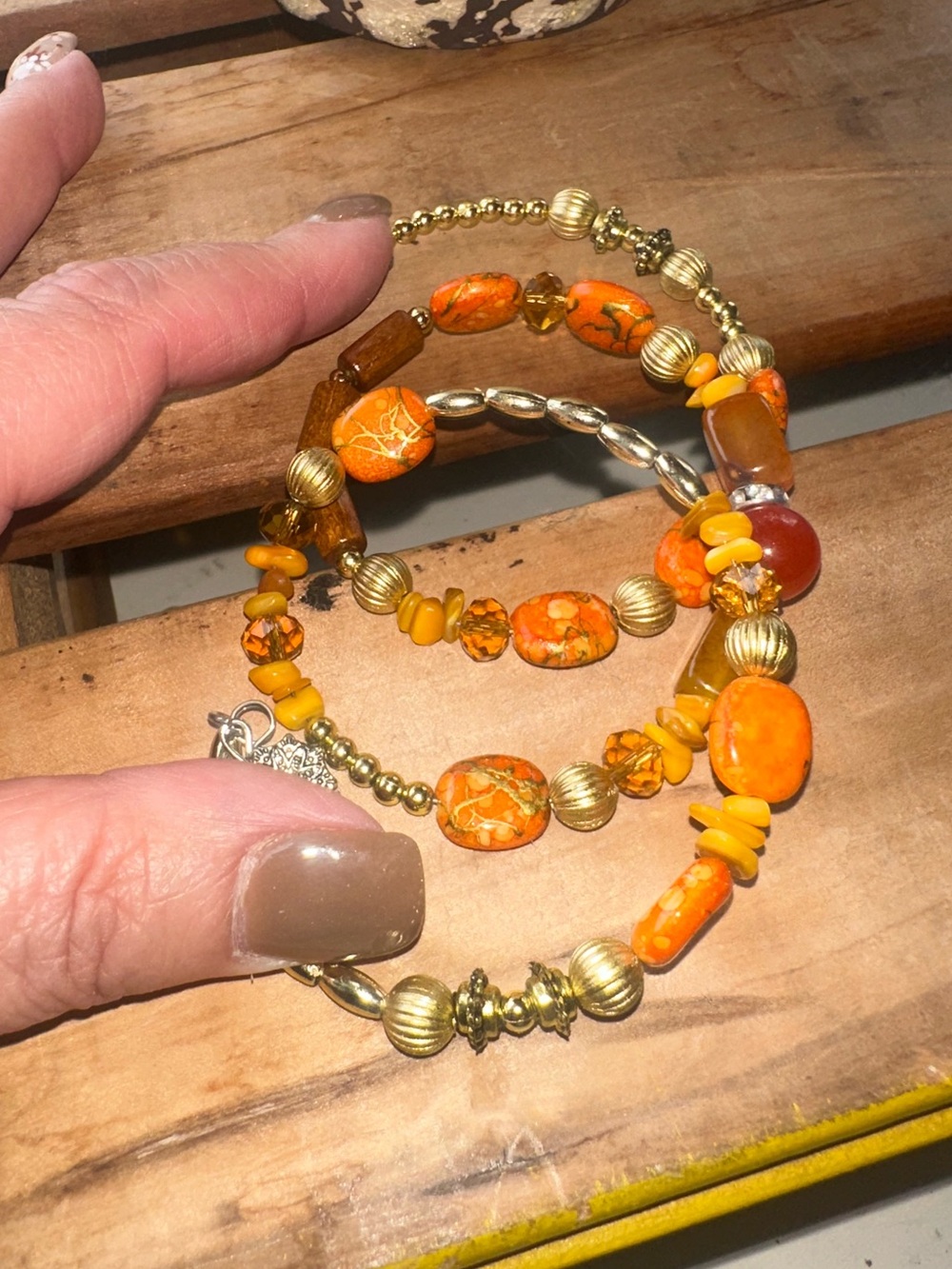 Multilayer Bracelet for Women~Natural Stone Beads Bracelets~ New ~ - Picture 6 of 6